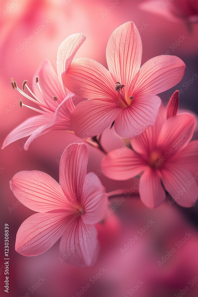 Fototapeta premium Pink Floral Bouquet