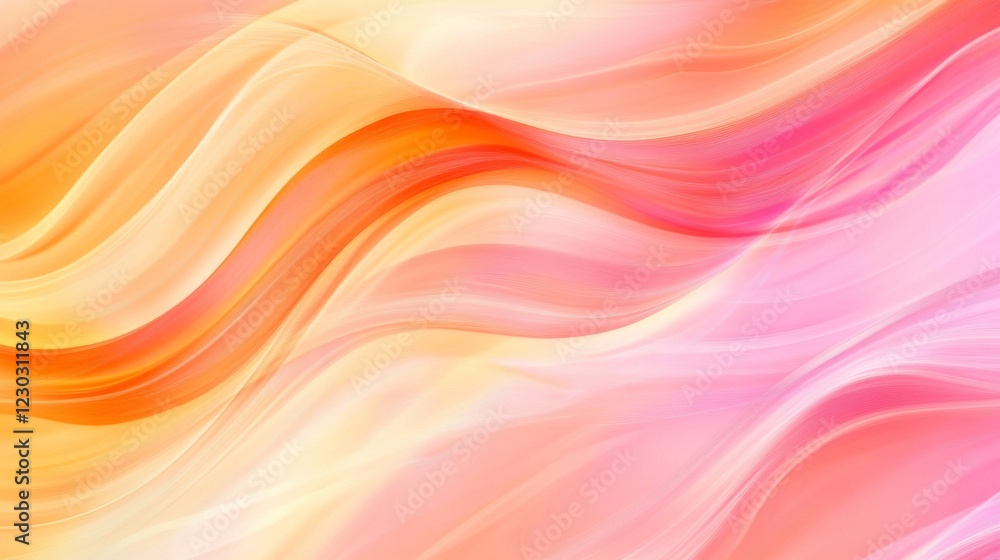 Fototapeta premium Abstract Colorful Flowing Waves Graphic Design