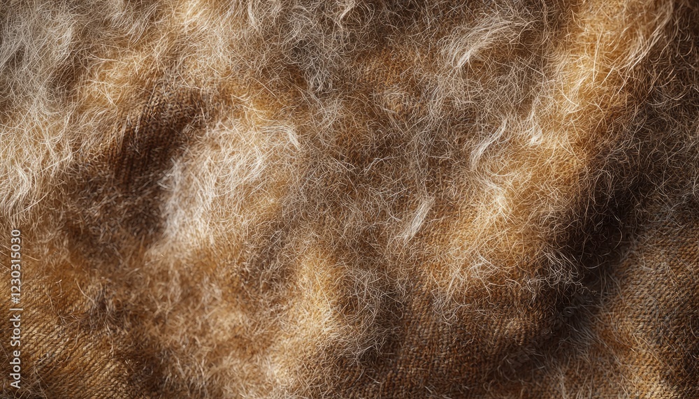 Close up of a brown woolen textured fabric Close up of a brown woolen textured fabric