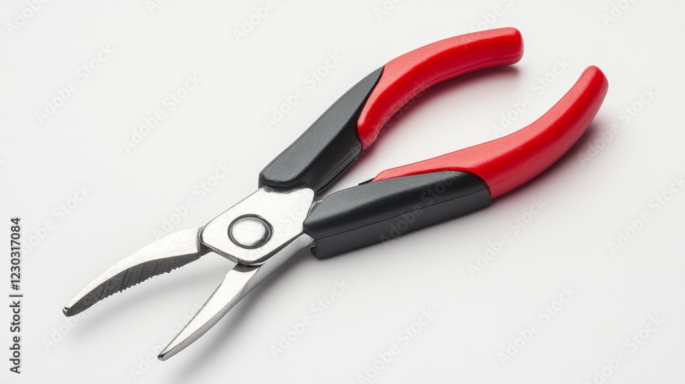 High-Quality Red and Black Pliers - Essential Tool for Crafts and Repair High-Quality Red and Black Pliers - Essential Tool for Crafts and Repair