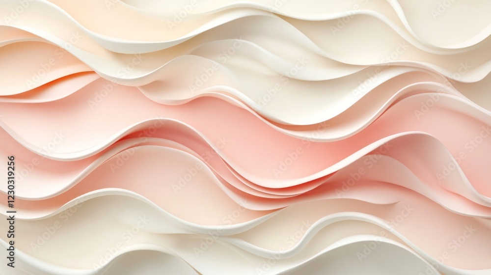 Abstract Wave Paper Texture Background Pastel Colors Abstract Wave Paper Texture Background Pastel Colors