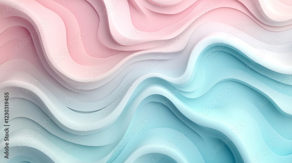 Abstract Pastel Waves Background Texture Abstract Pastel Waves Background Texture