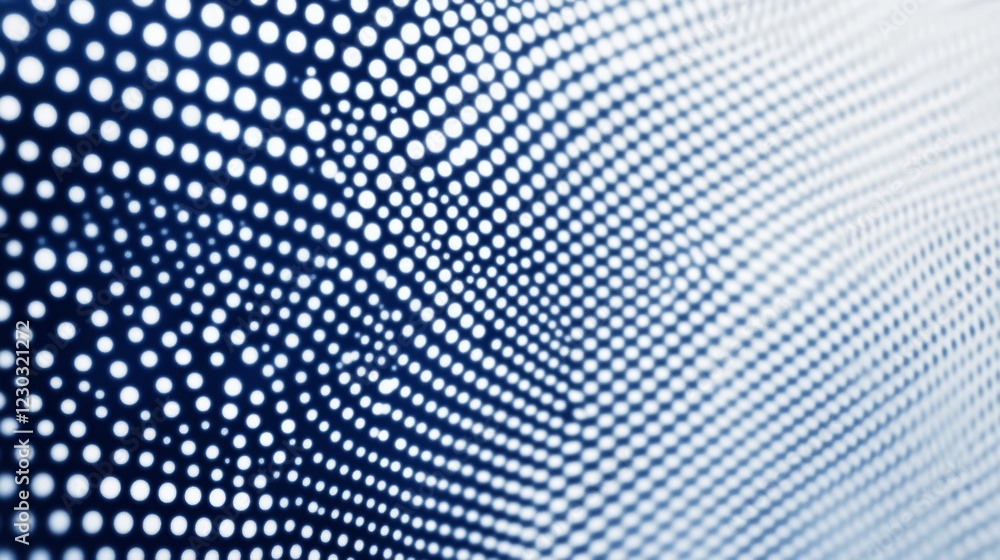 Abstract Dotted Pattern Design in Blue and White Abstract Dotted Pattern Design in Blue and White