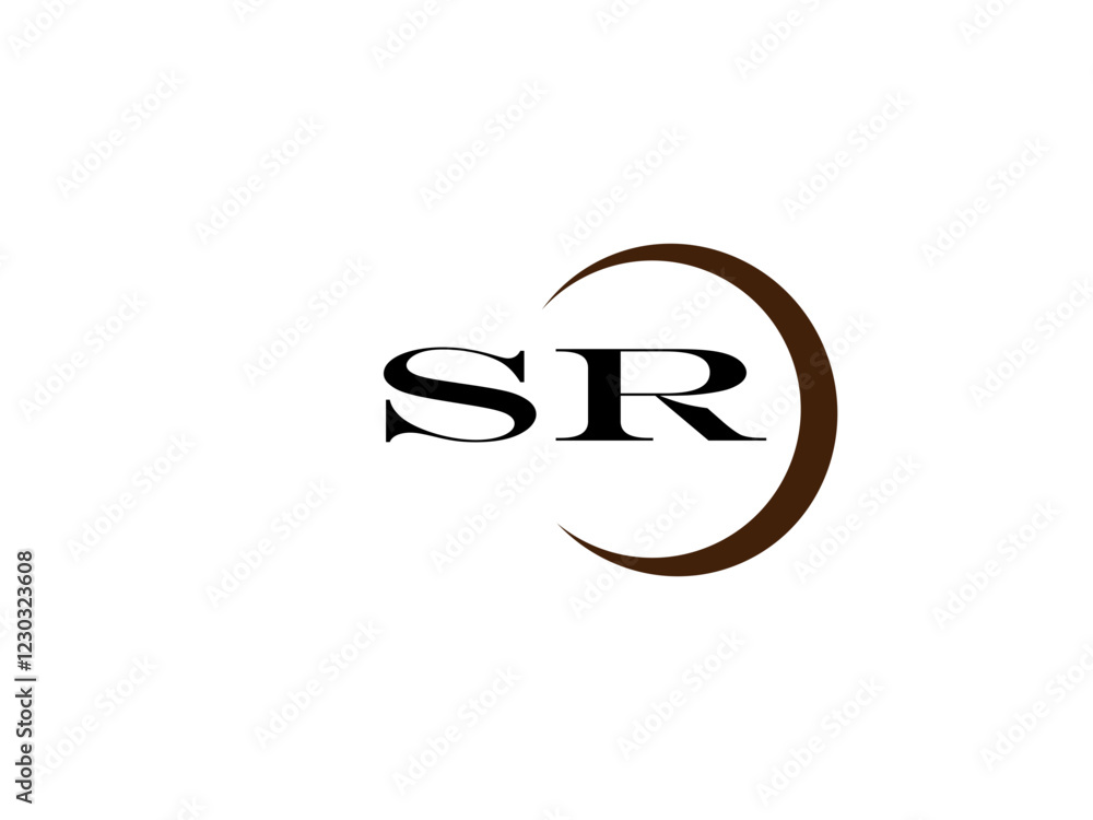 logo brand SR with dark background. black SR s r letter design logo logotype concept with serif font and elegant style. Vector illustration icon with letters S and R. logo brand SR with dark background. black SR s r letter design logo logotype concept with serif font and elegant style. Vector illustration icon with letters S and R.