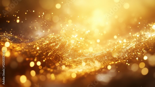 Dynamic Explosion of Shimmering Powders Scattering