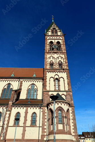 Herz-Jesu-Kirche im Stadtteil Stühlinger in Freiburg photo