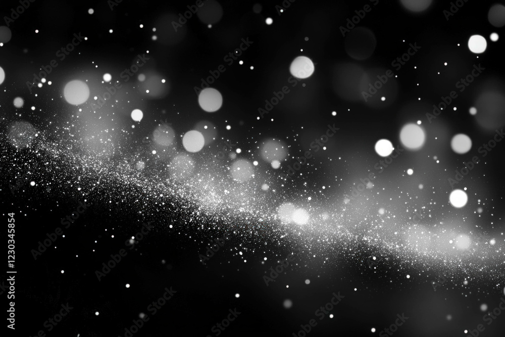 Fototapeta premium Black Sparkle Background