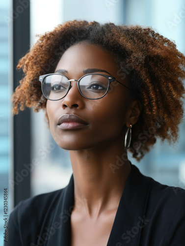 Black Teacher Isolated