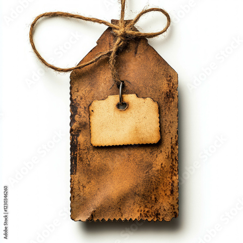 Fabric Label Isolated