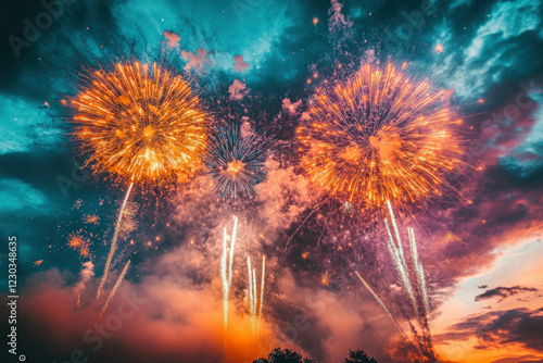 Fireworks Background