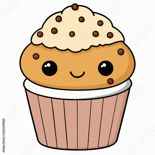 chocolate muffin with chocolate
