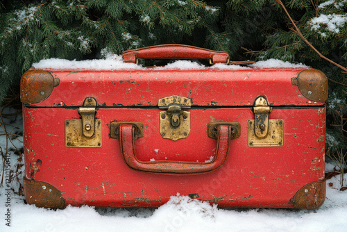 Winter Travel Suitcase