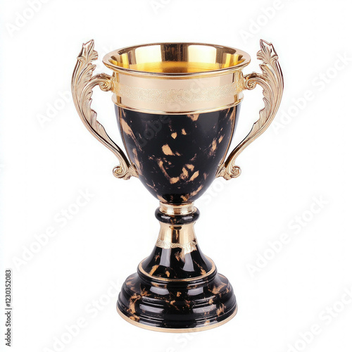Gold Trophy Isolated