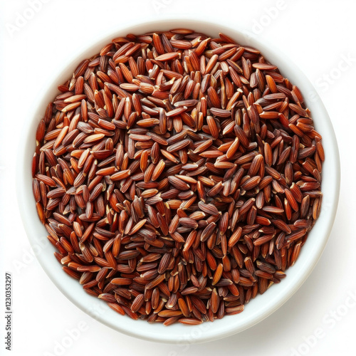 Red Rice Isolated
