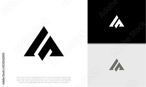 Free Download Initials M logo design. Initial Letter Logo. Innovative high tech logo template.	 - GFXLoad