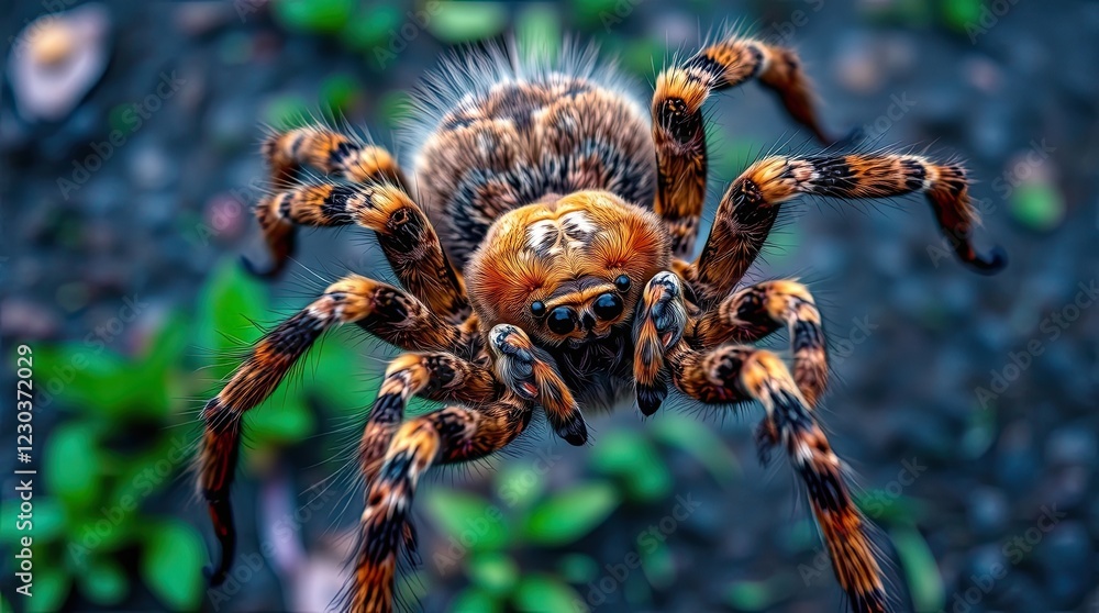 Fototapeta premium spider on a leaf