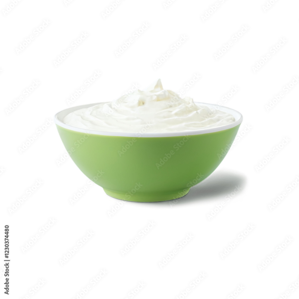 bowl of sour cream isolated on transparent background bowl of sour cream isolated on transparent background