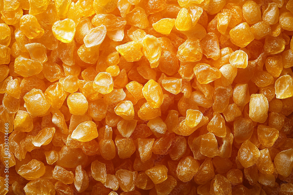 A Close Up View Of Amber Colored Candies A Close Up View Of Amber Colored Candies