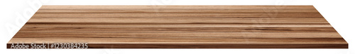 Empty wood table. Can used for display or montage your products. Wood plank in perspective.