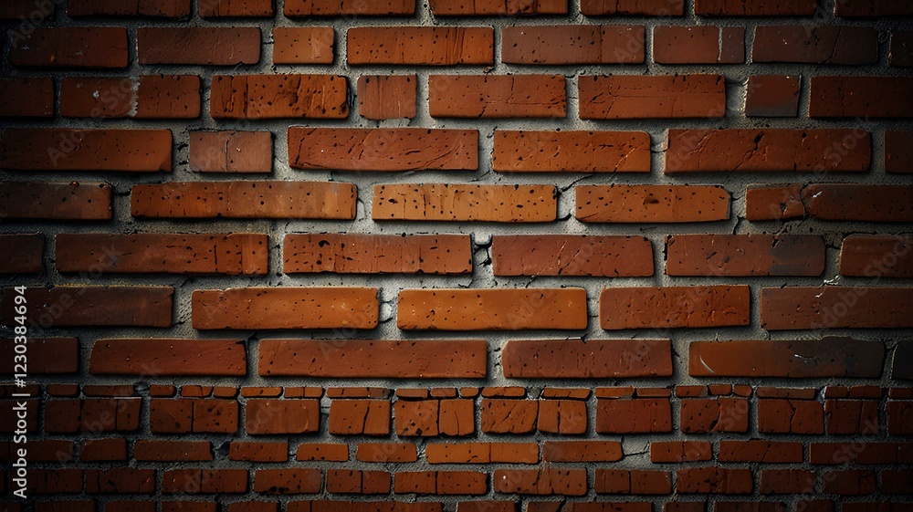 Obraz premium Vintage Brick Wall Grunge Texture Urban Background Pattern