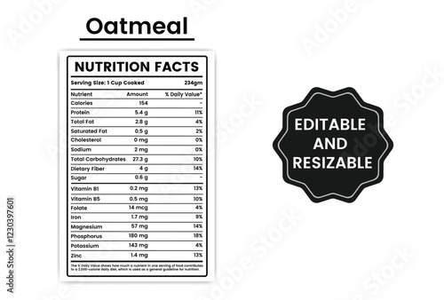 oatmeal nutrition facts,oat meal nutrition facts,oatmeal nutrition information,oatmeal nutrients content