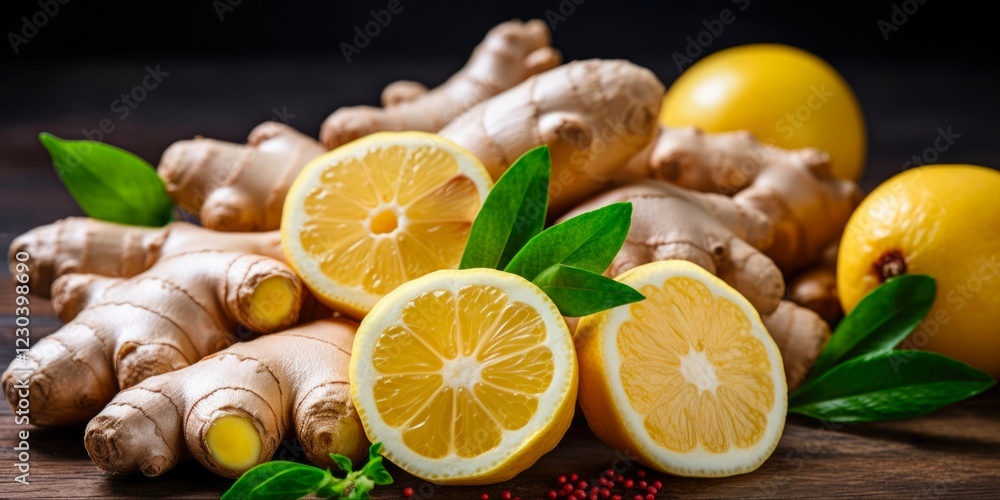 Supercharge Your Immune System with Healthy and Natural Foods: Ginger, Lemon, and Vitamin C Rich Diet to Fight Off Flu (16:9 ratio) Supercharge Your Immune System with Healthy and Natural Foods: Ginger, Lemon, and Vitamin C Rich Diet to Fight Off Flu (16:9 ratio)