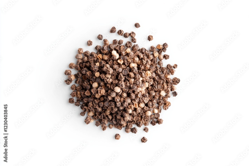 Dried Urfa pepper, isolated, warm earthy tones, culinary ingredient Dried Urfa pepper, isolated, warm earthy tones, culinary ingredient