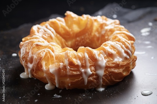 Baked or Fried? Gourmet French Cruller Donut for the Perfect Sweet Treat photo