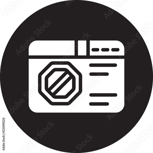 blocker glyph icon