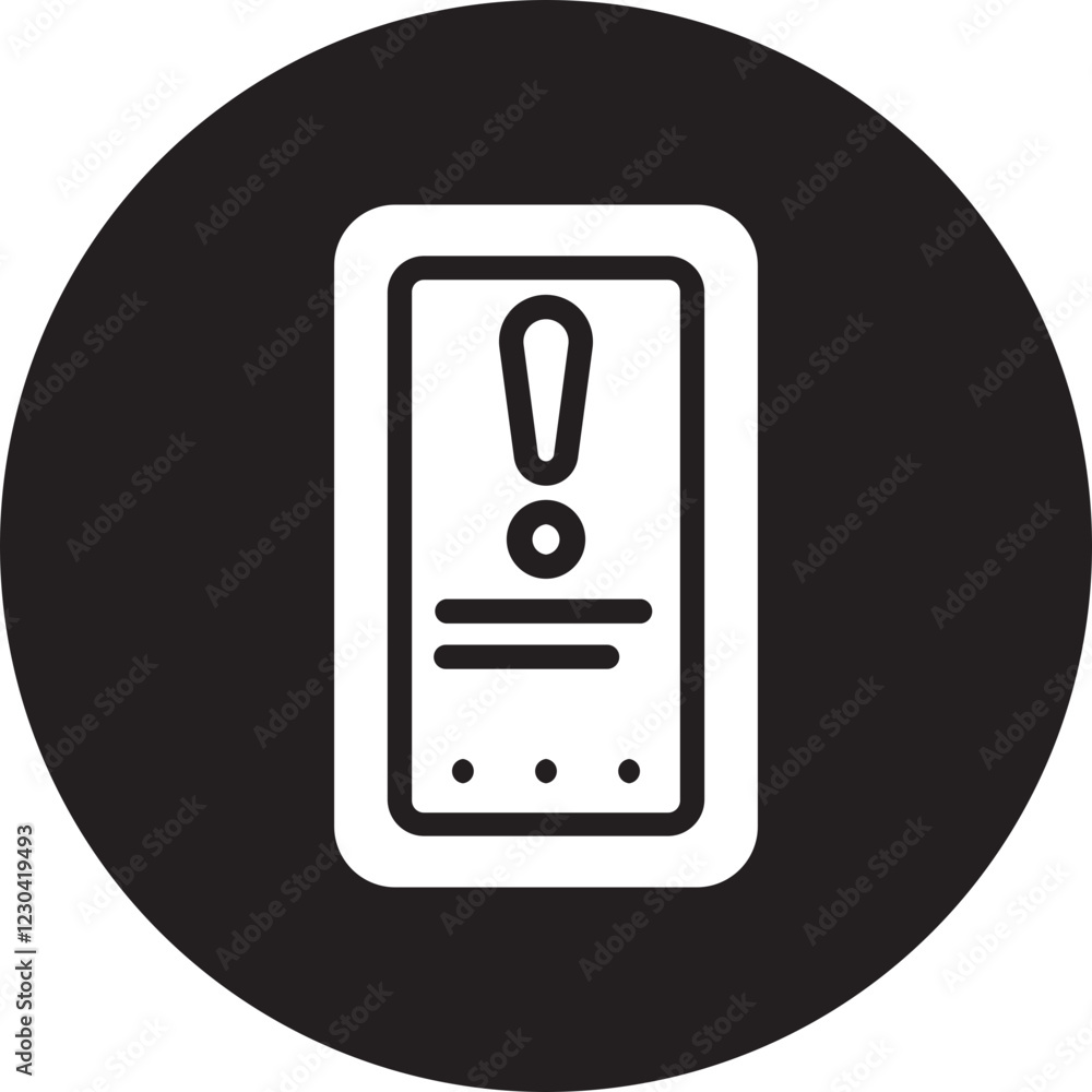 warning sign glyph icon warning sign glyph icon