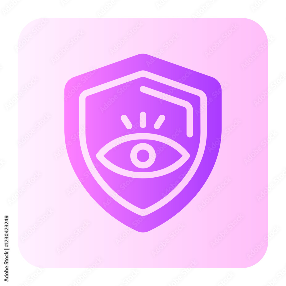 vision gradient icon vision gradient icon