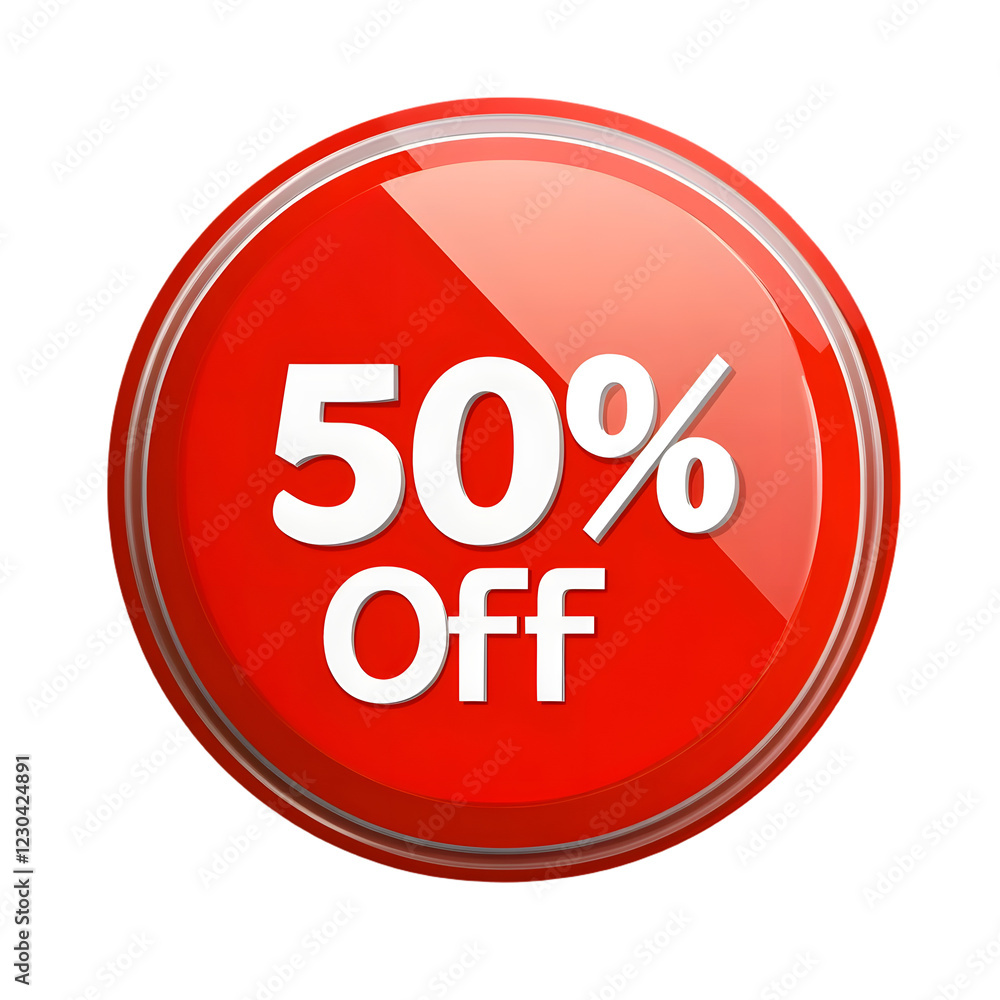 50% off sale sign, Discount 50% Off Sticker with Bold Text, Isolated on Transparent Background 50% off sale sign, Discount 50% Off Sticker with Bold Text, Isolated on Transparent Background