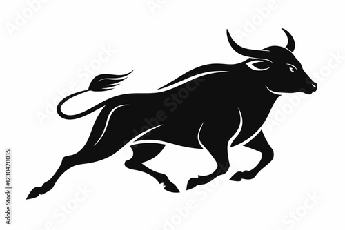 Wallpaper Mural Angry Bull Silhouette Vector. Bull Silhouette Logo Bull Vector Bull Clipart Bull Icon. Running Bull Silhouette vector illustration

 Torontodigital.ca