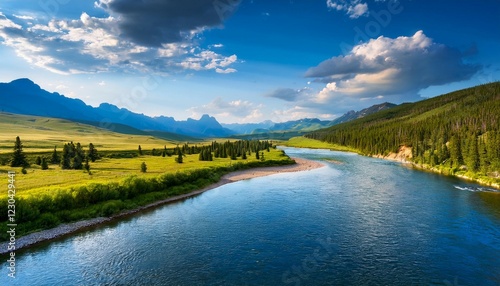 big sky montana gallatin river river landscapes ultra realistic photorealistic landscape photographywater travel sky beautiful tourism outdoor