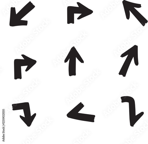 arrow icons set