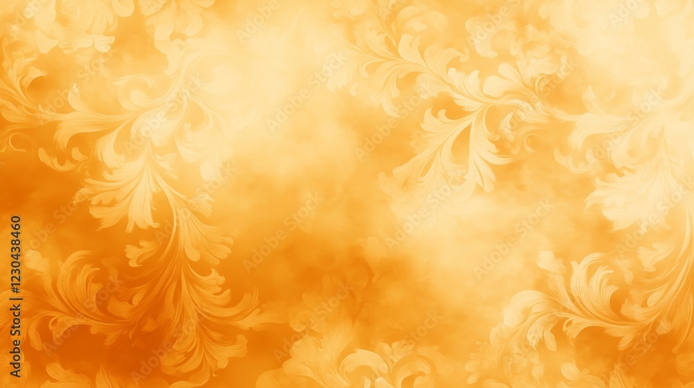 custom made wallpaper toronto digitalElegant orange floral pattern with soft texture, ideal for backgrounds in design projects