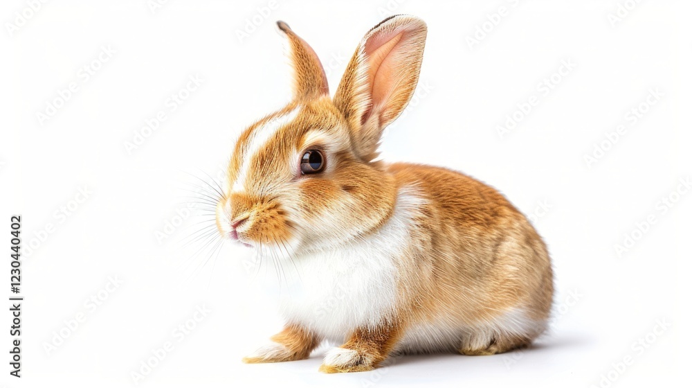 Adorable Orange and White Bunny Rabbit Adorable Orange and White Bunny Rabbit