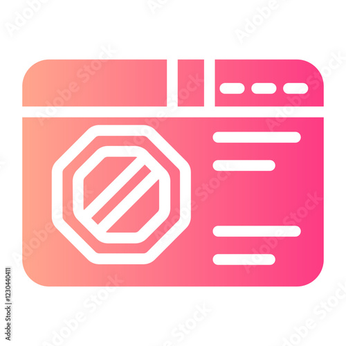 blocker gradient icon