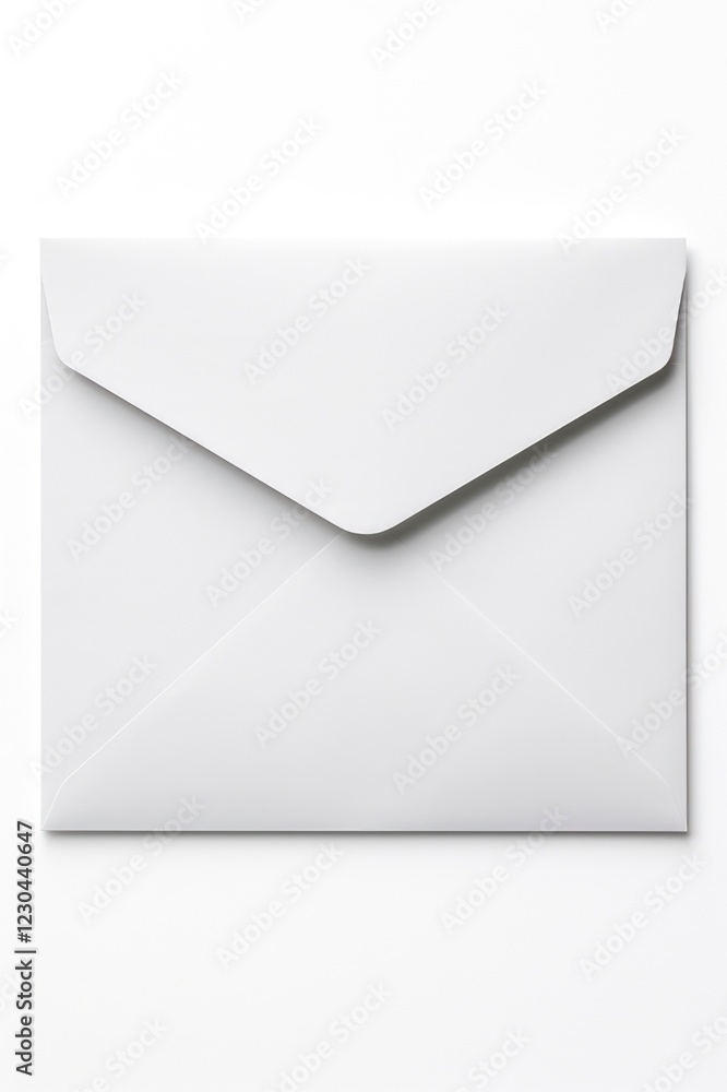 Blank A6 Envelope Liner Template Design with Illustrations for Electronic Mail and Messages