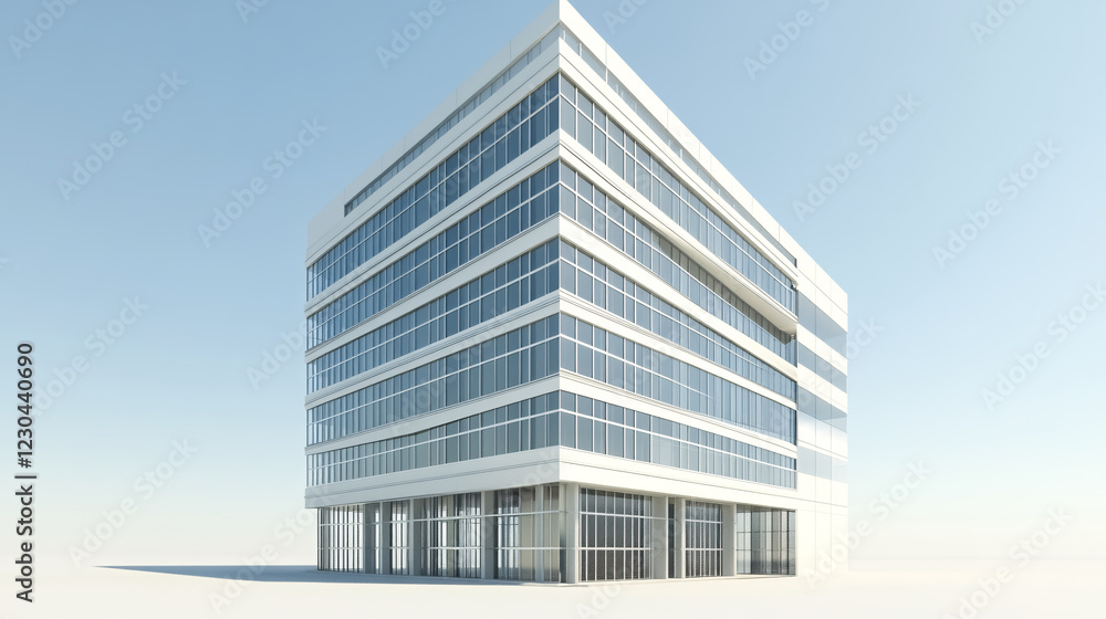 A generic modern building symbolizing success. A generic modern building symbolizing success.
