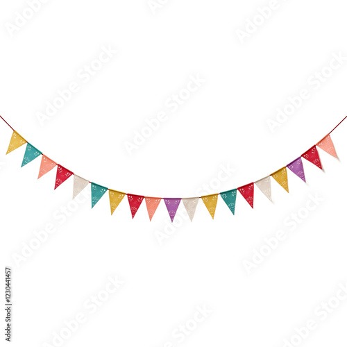 Colorful Party Bunting Banner Festive Decoration