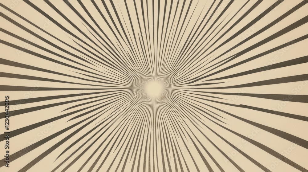 Obraz premium Abstract background with radiating lines converging to a bright center.