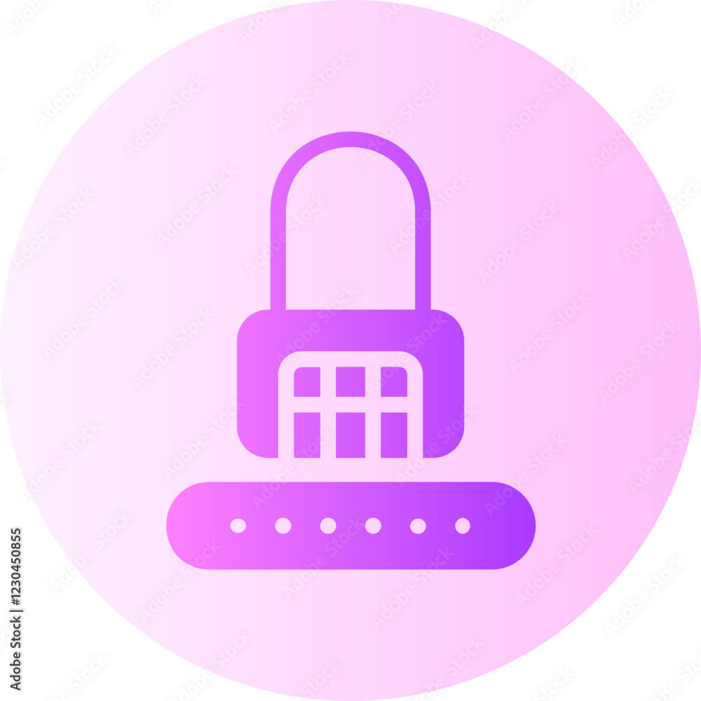 password gradient icon