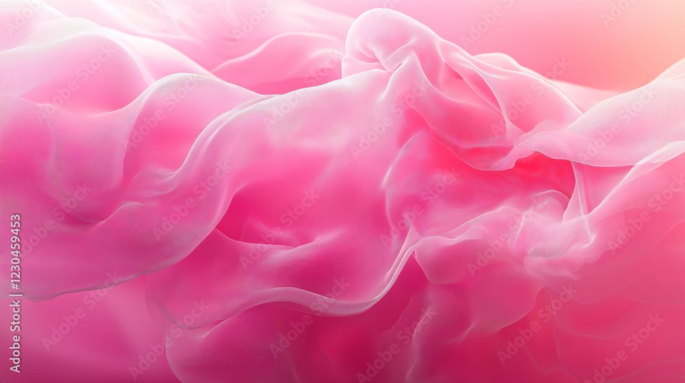A pink fabric with a wave pattern A pink fabric with a wave pattern