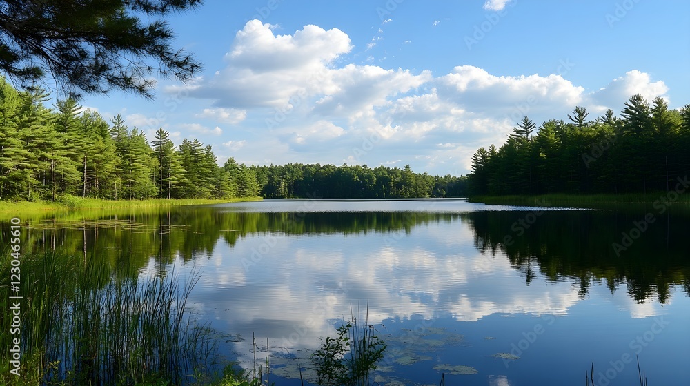 Soft ripples on a calm lake reflecting natural light. Soft ripples on a calm lake reflecting natural light.