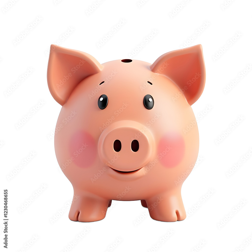 Cute Piggy Bank Savings Image for Financial Goals Cute Piggy Bank Savings Image for Financial Goals