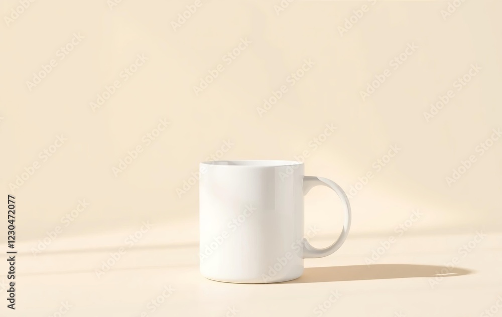 Fototapeta premium Ceramic Mug Mockup for Design Presentation
