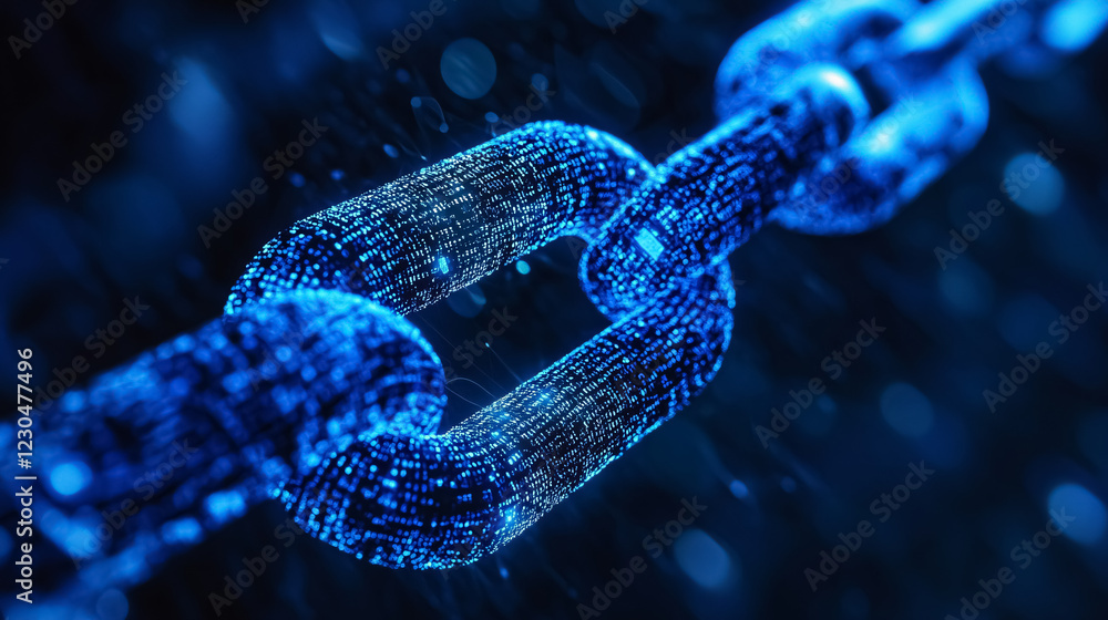 An internet security and data protection concept featuring blockchain and cybersecurity. An internet security and data protection concept featuring blockchain and cybersecurity.