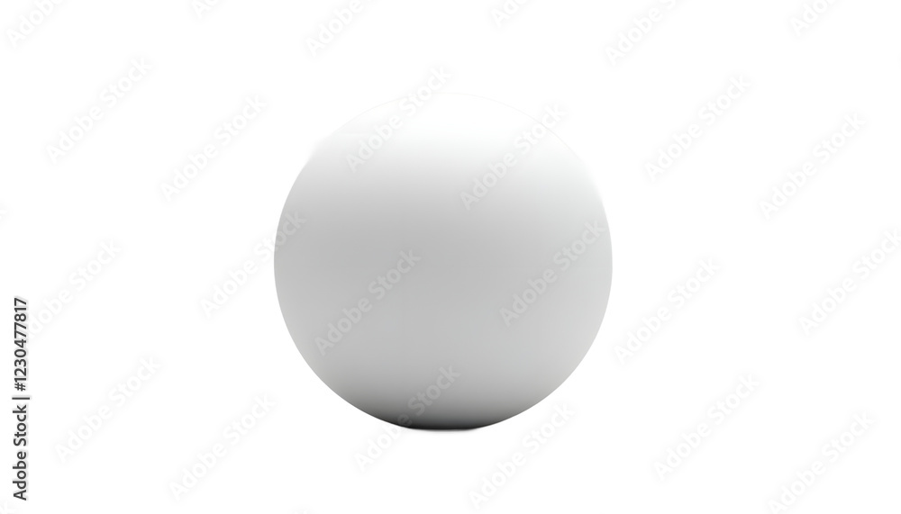 Perfect White Sphere 3D Render Minimalist Background Perfect White Sphere 3D Render Minimalist Background