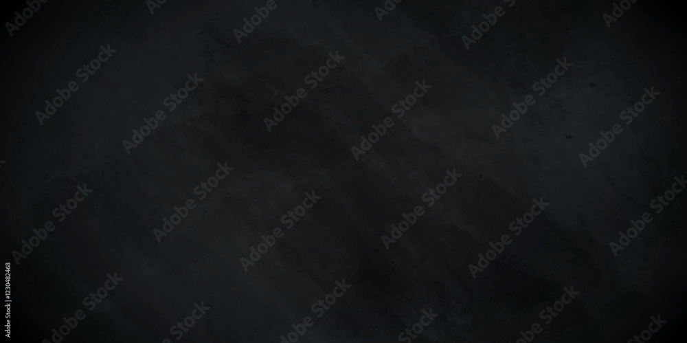 Naklejka premium Texture dark blackboard and chalkboard charcoal antique gradient distressed luxury cement concrete structure grunge backdrop studio background design.